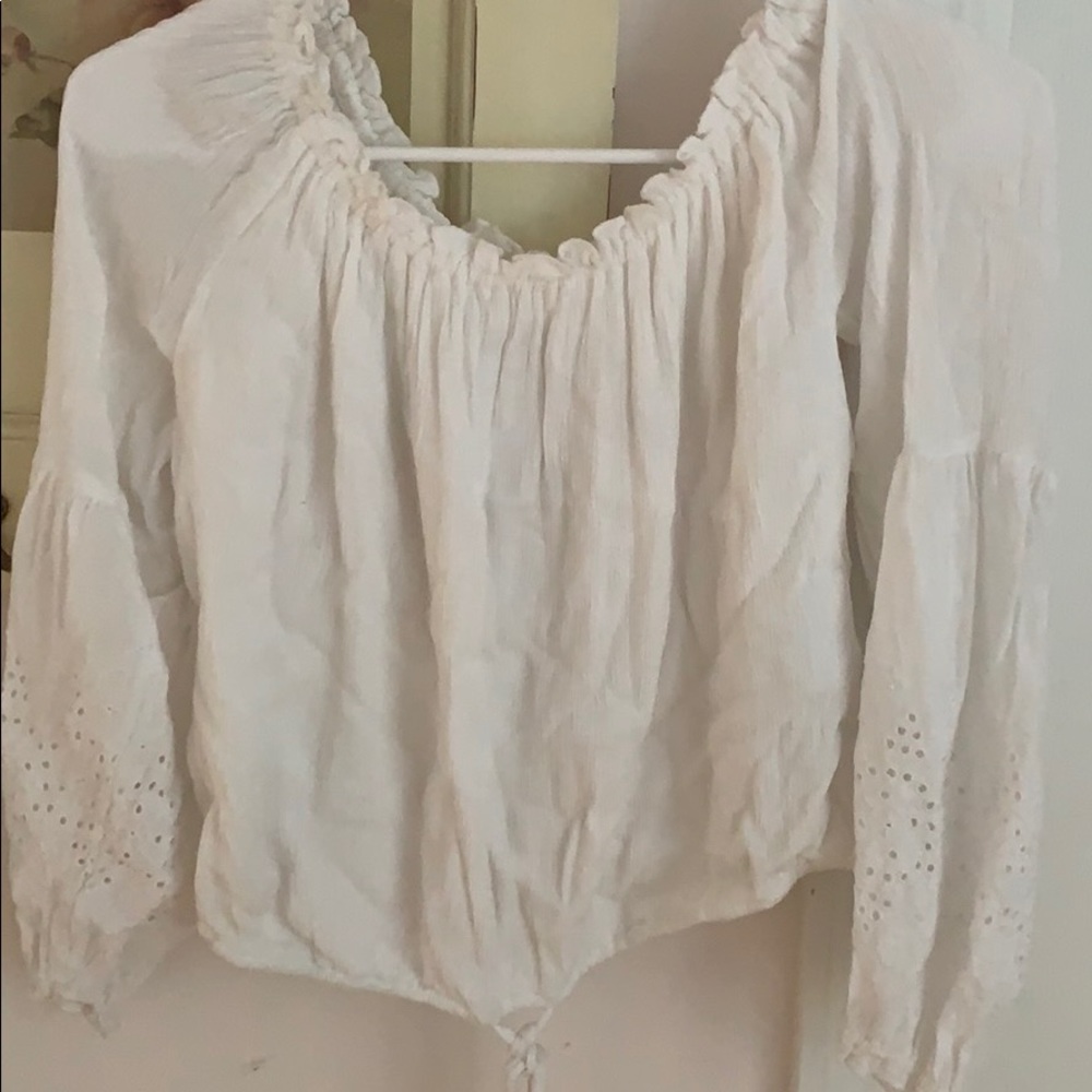 White long sleeve shirt